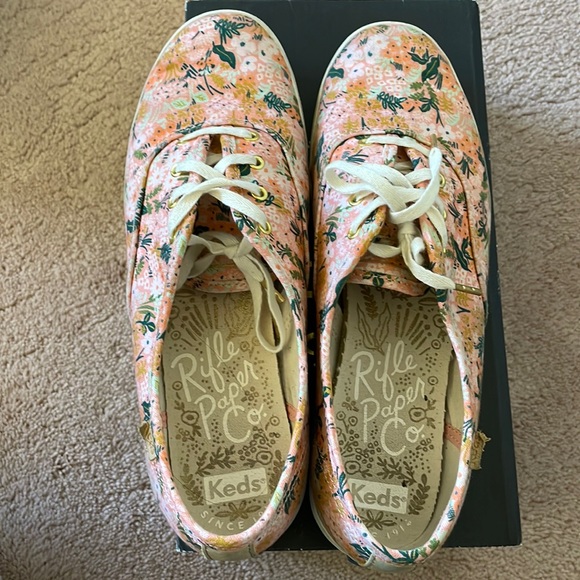 Keds Shoes - Rifle Paper Meadow Pink Keds (8.5)